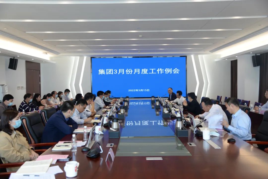 集團(tuán)公司召開3月份月度工作例會(huì)