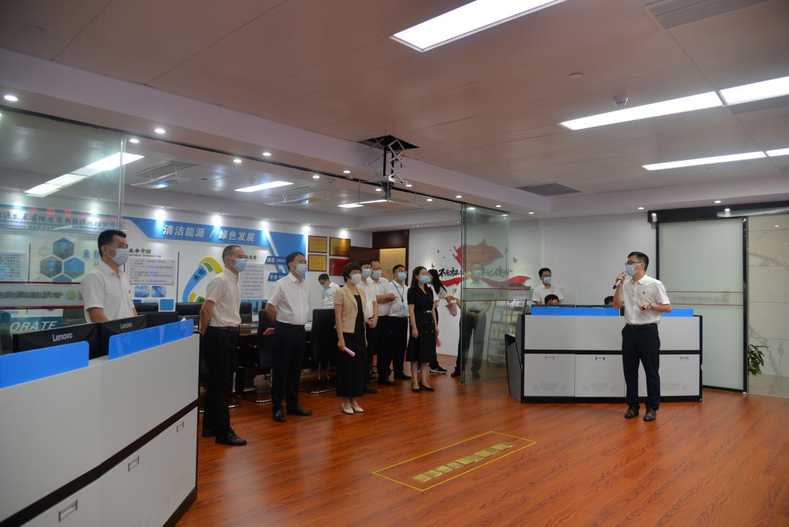 省國資委黨委委員、主任盧小青一行赴省水投集團(tuán)考察調(diào)研