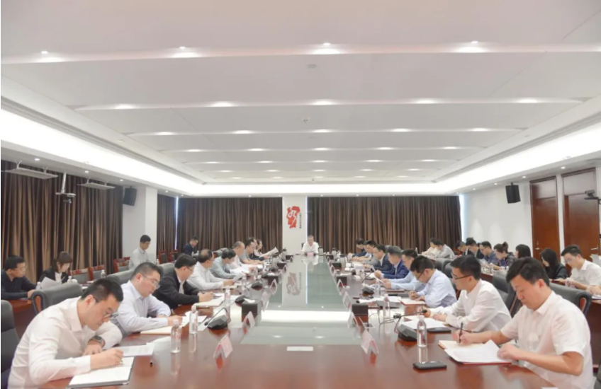 省水投集團召開黨建工作領(lǐng)導(dǎo)小組會議暨黨委黨紀(jì)學(xué)習(xí)教育工作組會議 研究部署黨紀(jì)學(xué)習(xí)教育工作