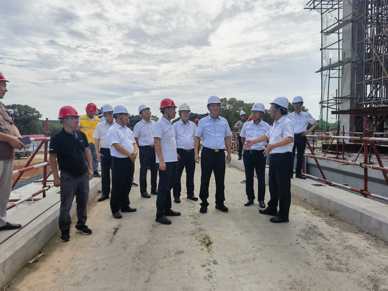 省國資委黨委書記、主任肖云一行調(diào)研撫州疏山水利樞紐