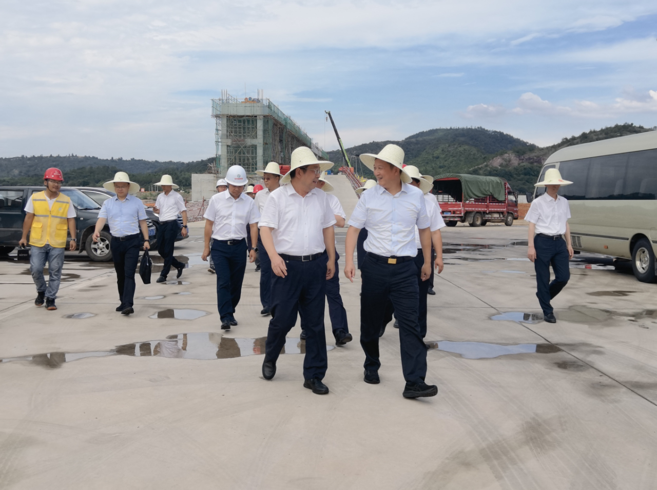 省國資委黨委書記、主任肖云一行調(diào)研撫州疏山水利樞紐