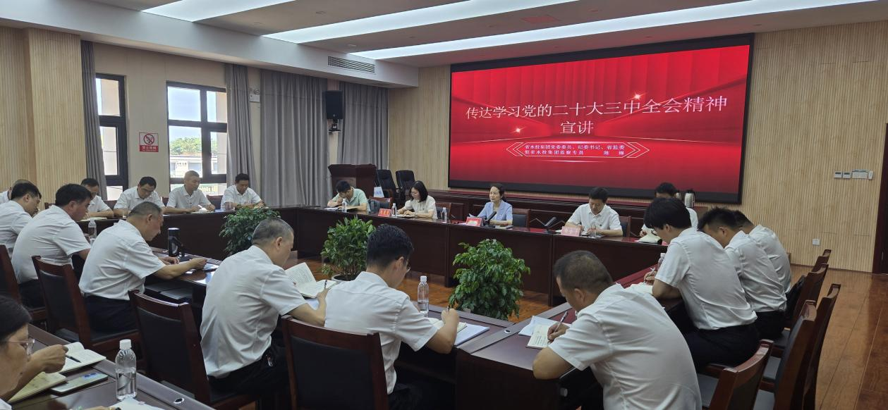 集團(tuán)領(lǐng)導(dǎo)深入基層宣講黨的二十屆三中全會(huì)精神