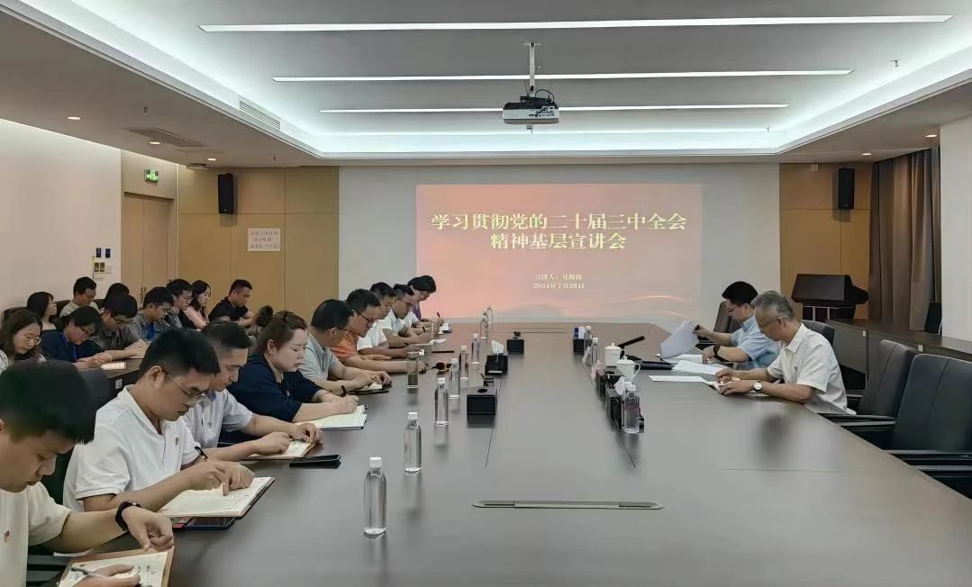 集團(tuán)領(lǐng)導(dǎo)深入基層宣講黨的二十屆三中全會(huì)精神