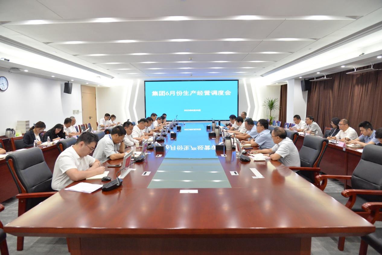 省水投集團(tuán)召開(kāi)6月份生產(chǎn)經(jīng)營(yíng)調(diào)度會(huì)