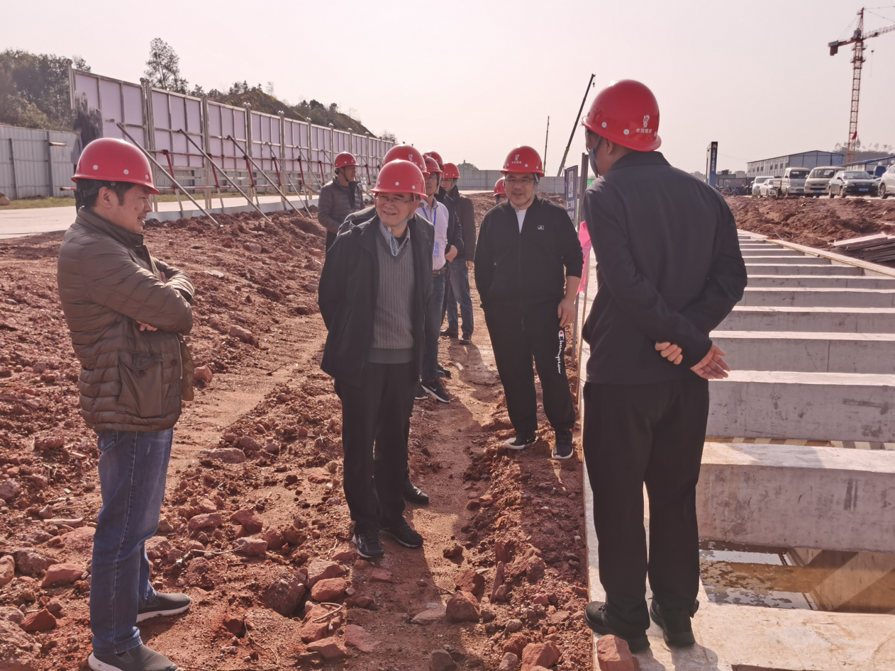 省水利廳專家組赴建設集團重點項目開展汛前防洪隱患檢查暨安全生產(chǎn)檢查