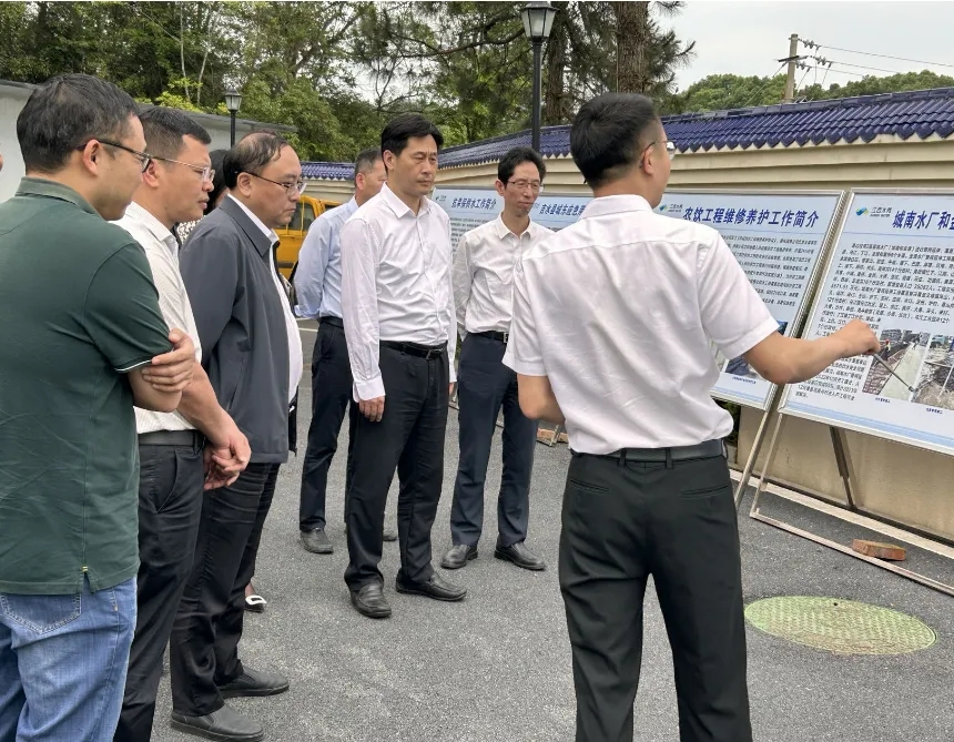 蔡勇一行赴吉水潤泉調(diào)研城鄉(xiāng)供水一體化項(xiàng)目