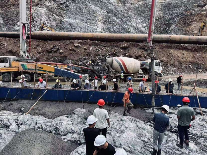 建設(shè)集團南城縣倉前水庫大壩工程迎來新進展