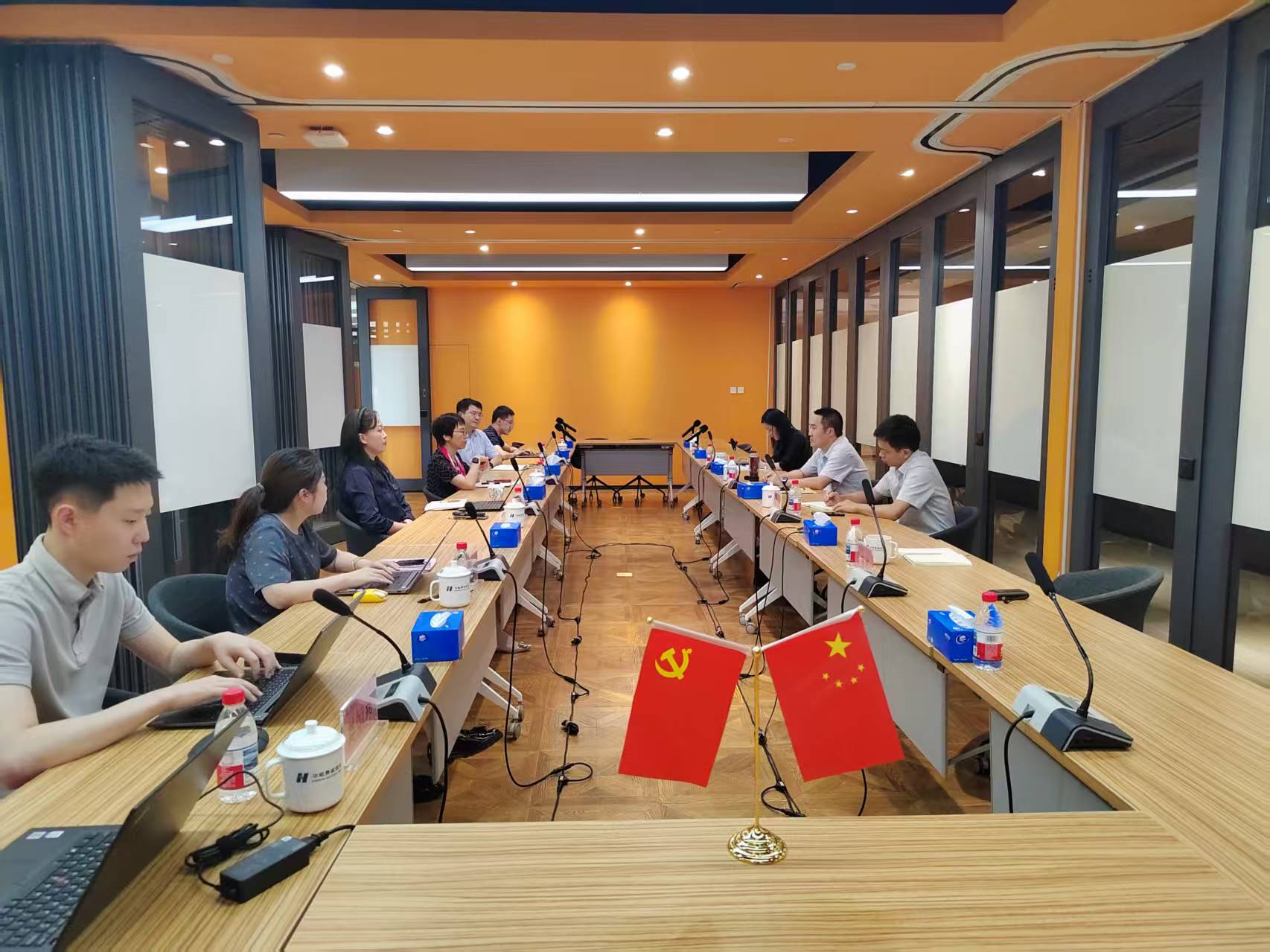 朱榮耀帶隊赴華能清潔能源研究院、華能信托拜訪交流